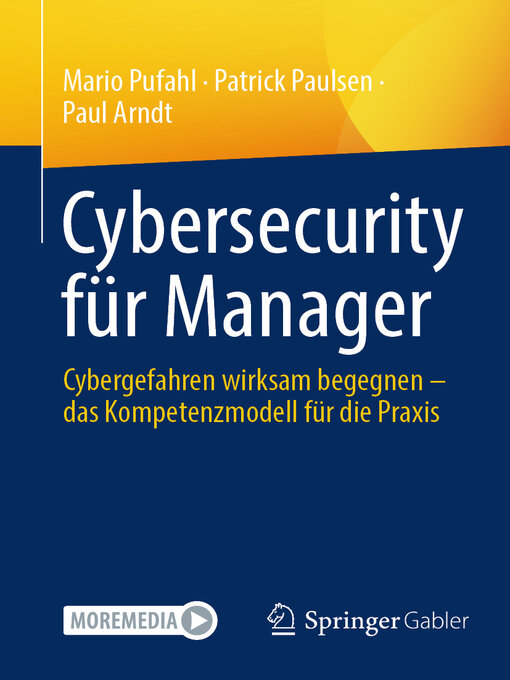 Title details for Cybersecurity für Manager by Mario Pufahl - Available
